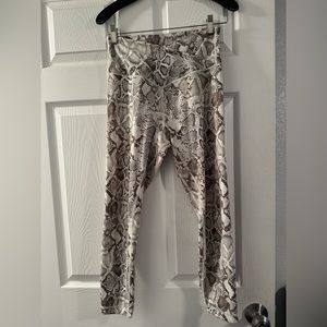 Victoria’s Secret snakeskin leggings